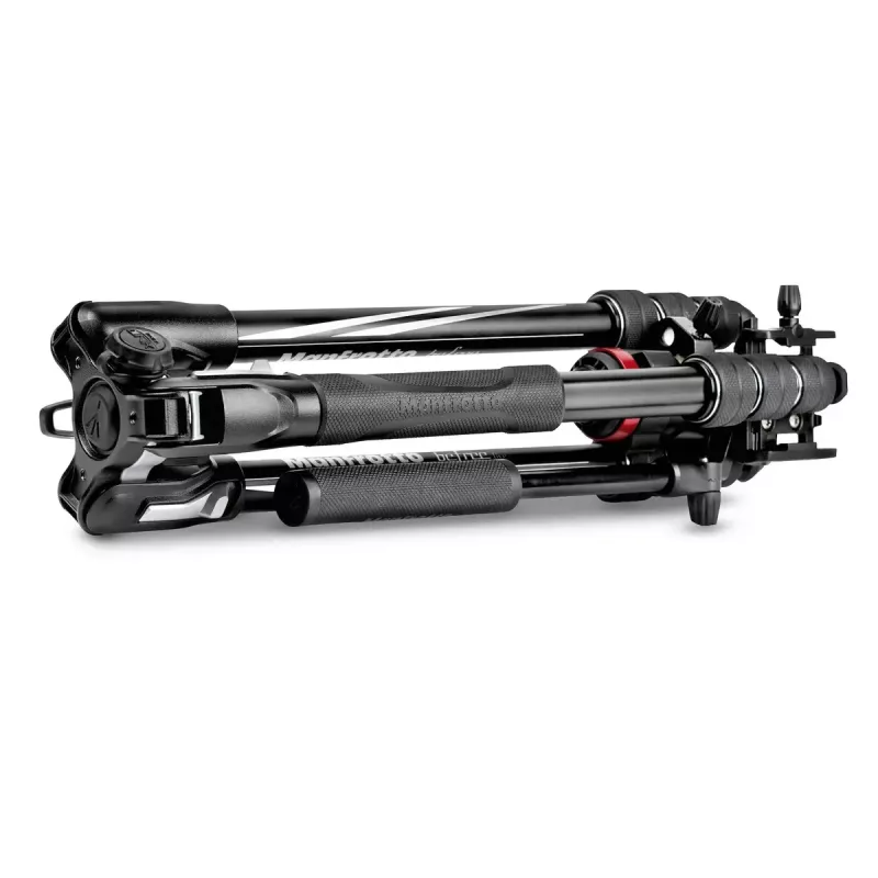 Tripodas Manfrotto MVKBFRT-LIVE skaitmeniniams/filmavimo fotoaparatams 3 kojos juoda raudona sidabrinė