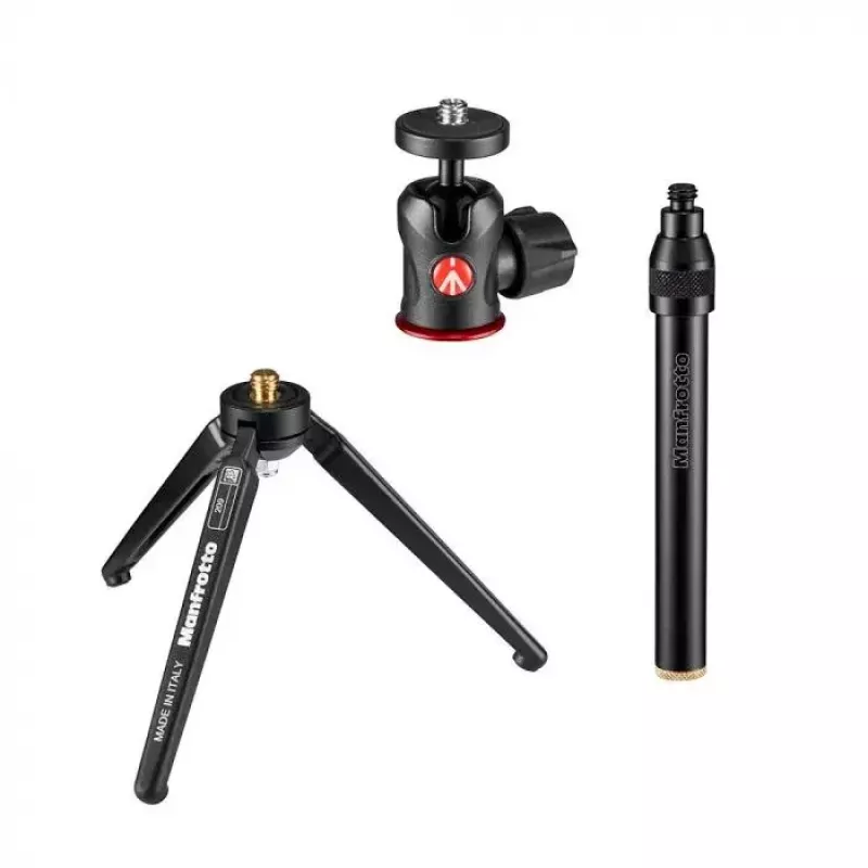 Stalviršinis trikojis Manfrotto 209,492LONG-1 3 kojelės Juoda 35,5 cm maksimalus aukštis