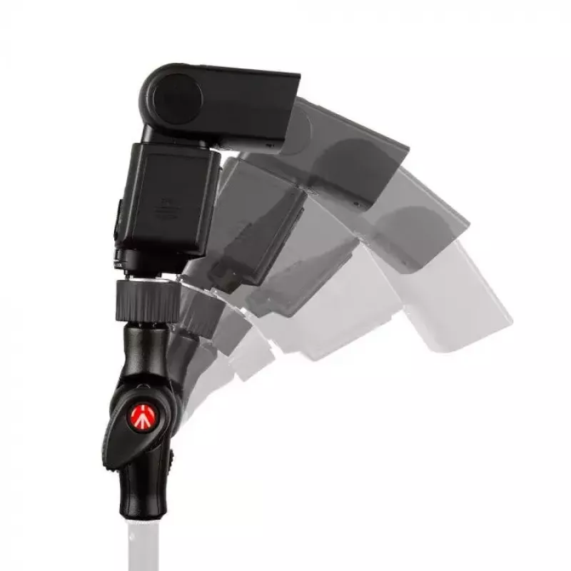 Manfrotto MLH1HS-2 šaltojo bato pasukama galvutė su šviesos jungtimi ir skėčio laikikliu
