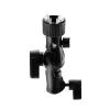 Manfrotto MLH1HS-2 šaltojo bato pasukama galvutė su šviesos jungtimi ir skėčio laikikliu
