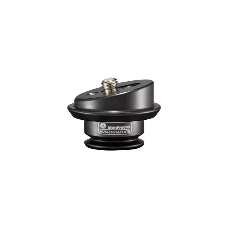 Montavimo plokštelė Manfrotto MVAQR-GIM-PLATE aliumininė juoda 50mm x 35mm