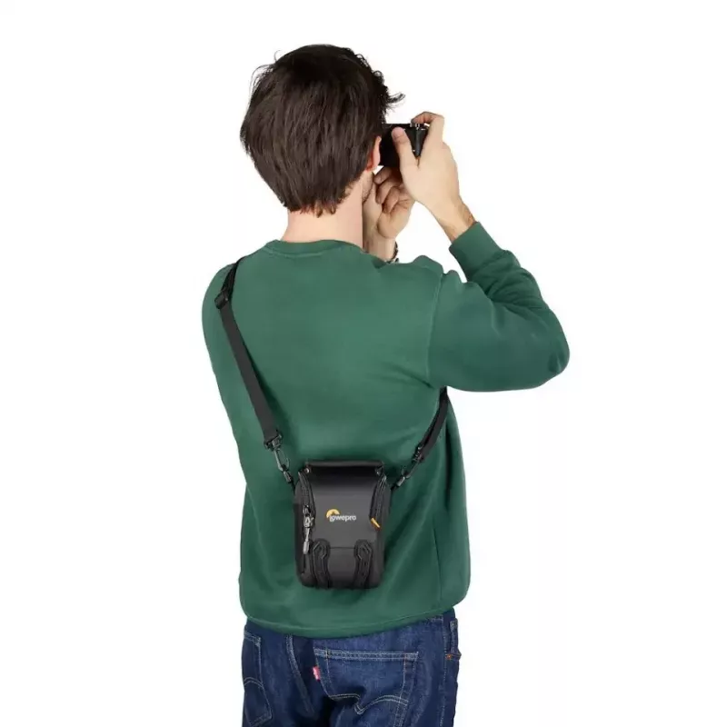 Lowepro Adventura SH 115 III juosmeninė dėklė fotoaparatui, juoda, su petneša