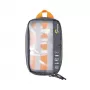 Lowepro GearUp Pouch Mini Mini rankinė laidams ir aksesuarams, nailonas/poliesteris ripstop, pilka su oranžiniais akcentais
