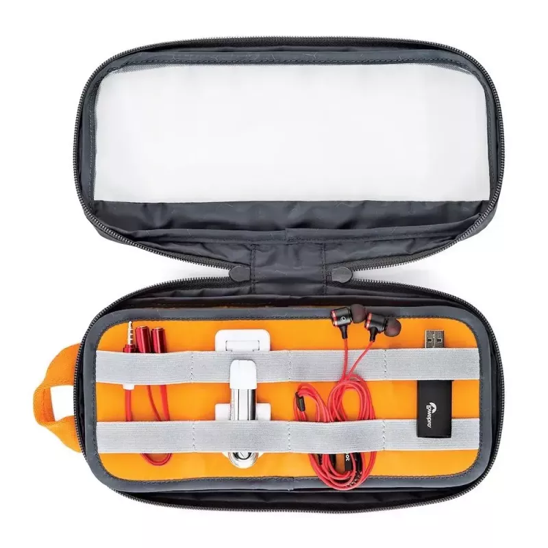Lowepro Pouch Medium GearUp GL LP37139-GRL Nailono Ripstop Poliesterio Oranžinė Pilka 280x45x140 mm