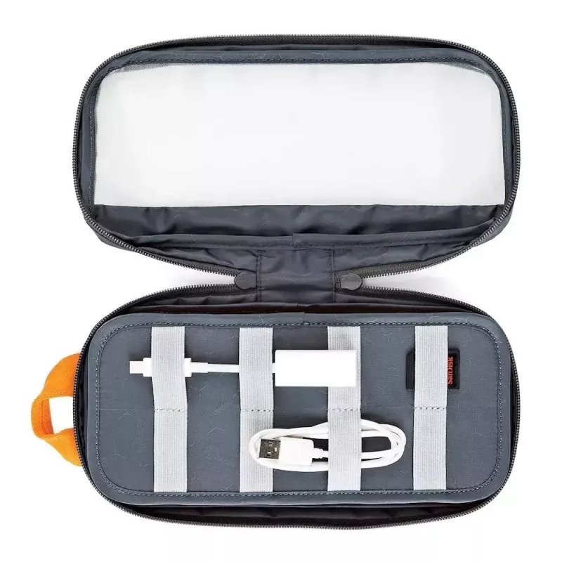 Lowepro Pouch Medium GearUp GL LP37139-GRL Nailono Ripstop Poliesterio Oranžinė Pilka 280x45x140 mm