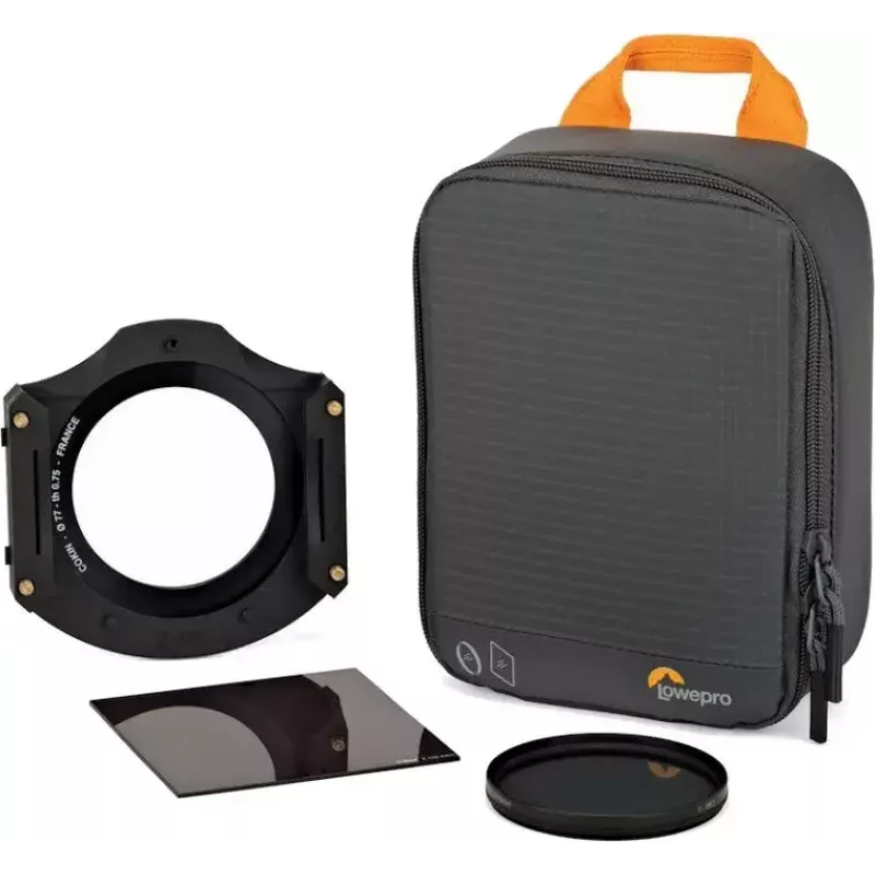 Apsauginis filtrų maišelis Lowepro GearUp Filter Pouch 100 pilkas