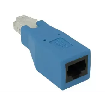 CradlePoint rollover adapterius RJ45, mėlynas — RJ45 į RJ45 konsolinis kabelis