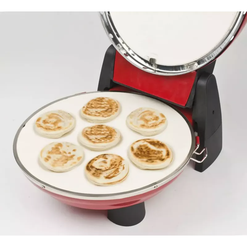 Picos kepimo aparatas G3 Ferrari Pizzeria Snack Napoletana 1200 W juodas raudonas 1 pica 31 cm