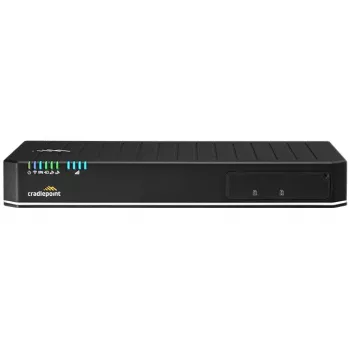 CradlePoint maršrutizatorius E300C-18B su NetCloud Enterprise Branch – Wi‑Fi 6 dviejų juostų, 10GbE, 4G LTE, 5x RJ‑45