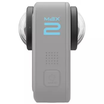 Lęšių atnaujinimo rinkinys GoPro MAX2 – 2 vnt. keičiamų lęšių, montavimo įrankis, mikropluošto šluostė, juoda, 25×25×12 mm