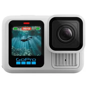 Veiksmo kamera GoPro HERO13 Black – 5.3K itin didelė raiška, 27,6 MP CMOS, 240 kadrų/s, Wi‑Fi, GPS, įmontuotas LCD, stereo garsas