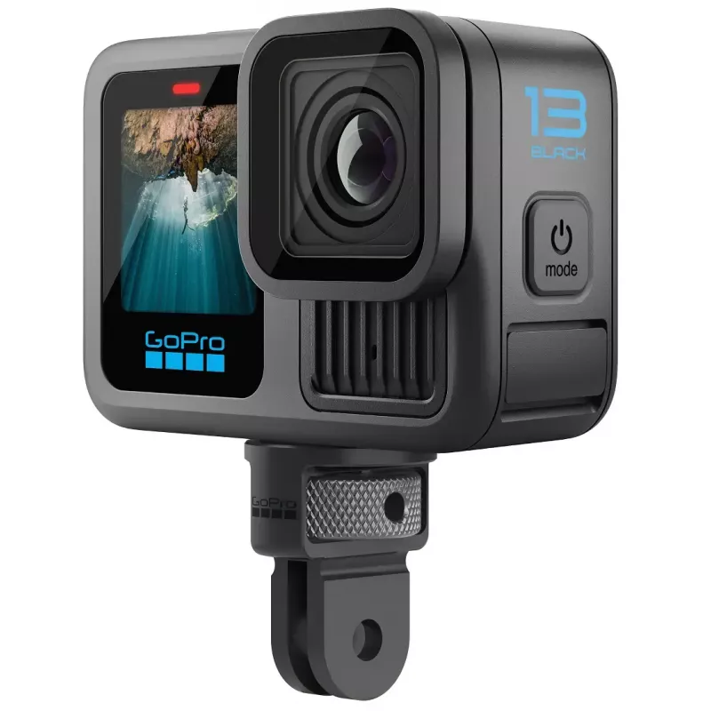 Kameros laikiklio adapteris GoPro ¼-20 tvirtinimo pirštas universalus 24×24×37 mm, juodas