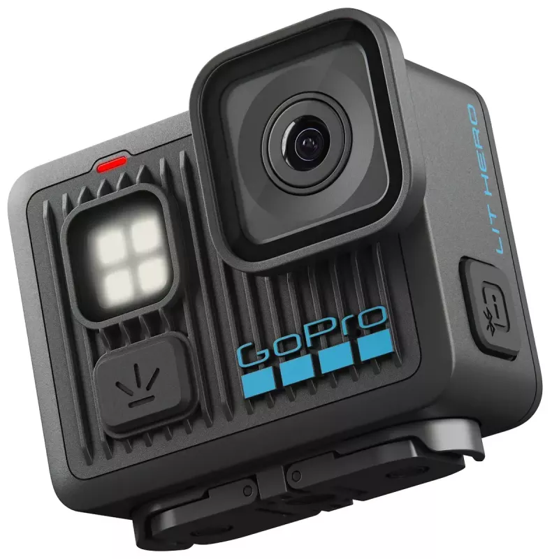 Veiksmo kamera GoPro LIT HERO — 4K itin didelės raiškos 100 kadrų/s, 12 MP, 1,76 colio LCD, Wi‑Fi, MicroSD