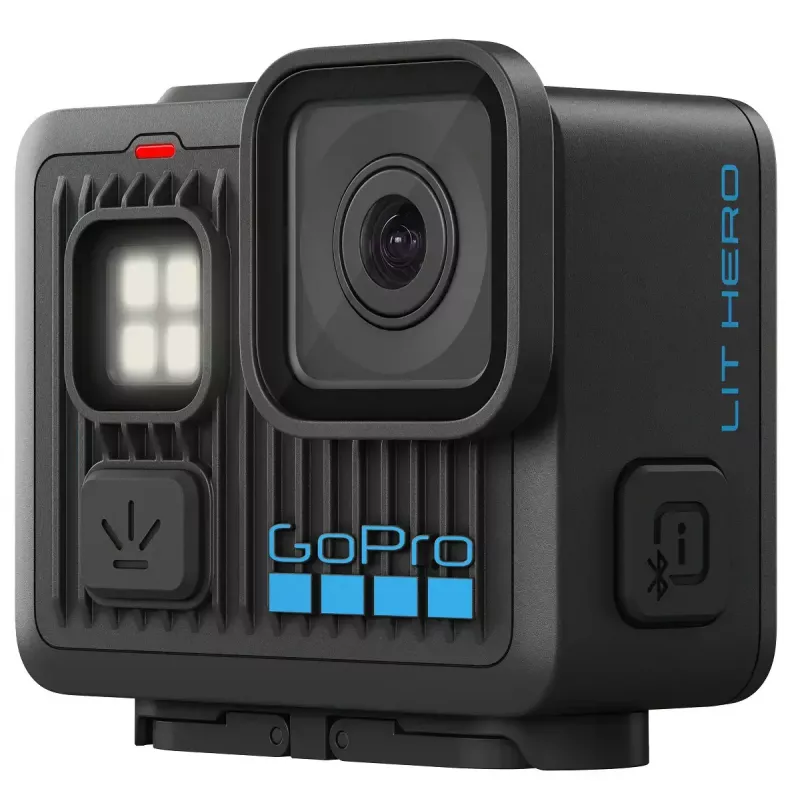 Veiksmo kamera GoPro LIT HERO — 4K itin didelės raiškos 100 kadrų/s, 12 MP, 1,76 colio LCD, Wi‑Fi, MicroSD