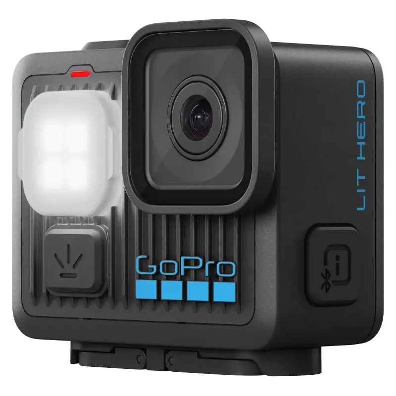 Veiksmo kamera GoPro LIT HERO — 4K itin didelės raiškos 100 kadrų/s, 12 MP, 1,76 colio LCD, Wi‑Fi, MicroSD