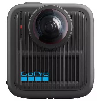 Veiksmo kamera GoPro MAX2 su 8K Ultra HD, 29,5 MP jutikliu, 100 kadrų/s, LCD ekranu, GPS, Wi‑Fi — priedų rinkinys