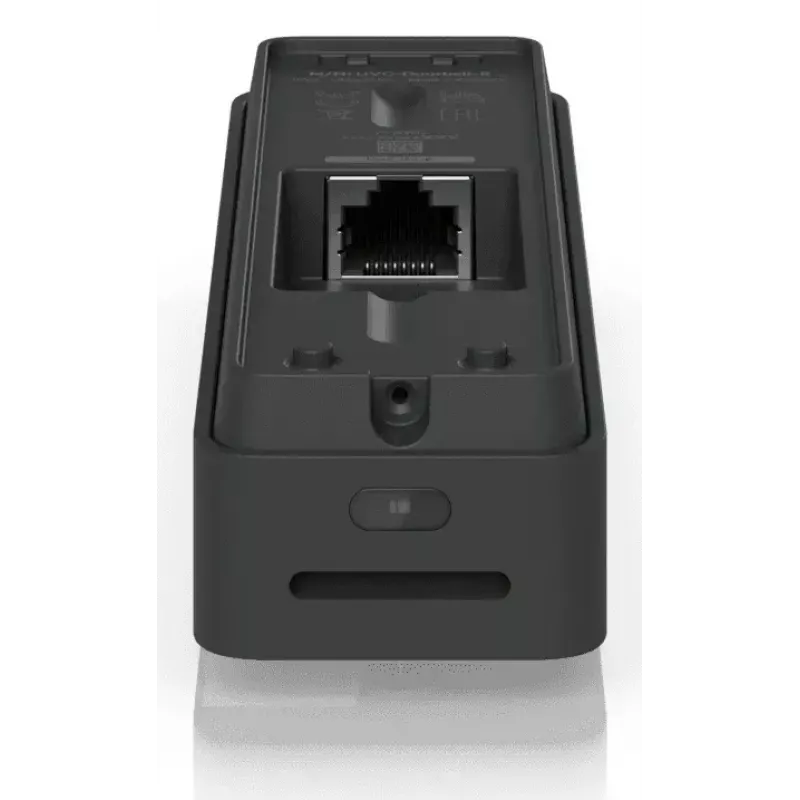 Vaizdo durų skambutis UBIQUITI Doorbell Lite Black, 5 MP, 2560×1920, IPX5, metalinis ir polikarbonatinis korpusas