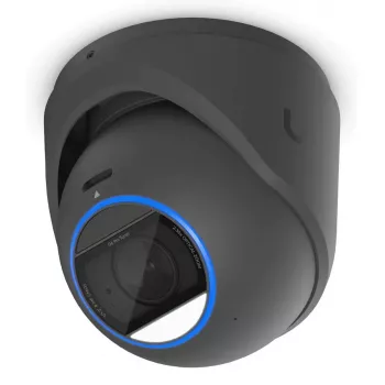 IP apsaugos kameros kupolas UBIQUITI UVC-G6-Pro-Turret-B — 3840×2160, 1/1,2 colio CMOS, 2,36× optinis priartinimas, PoE+, lubos/siena, vidui/lauke
