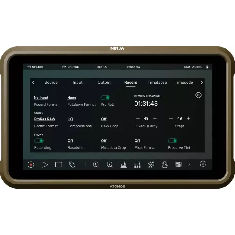 Monitorius Atomos Ninja ULTRA 13,2 cm 1920 x 1080 jutiklinis ekranas