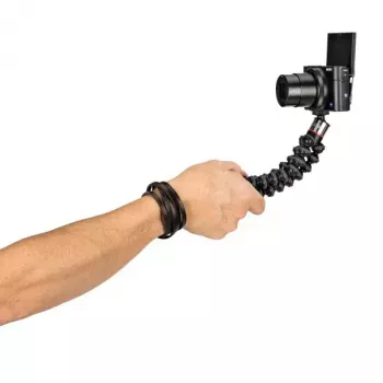 Tripod JOBY GorillaPod 500 skirtas veiksmo kameroms, 3 kojelės, maks. apkrova 0,5 kg, Juoda/Pilka