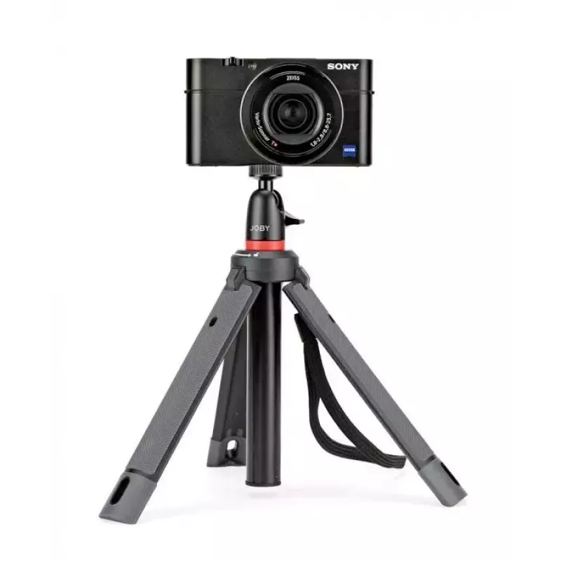 Stovas Tripod Joby TelePod 325 išmaniesiems telefonams / veiksmo kameroms juoda raudona