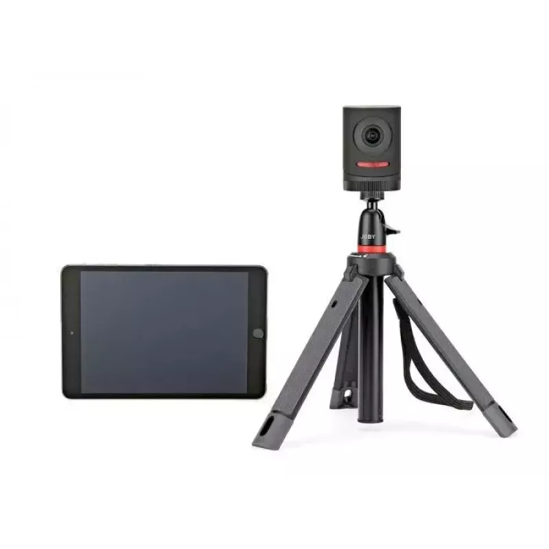 Stovas Tripod Joby TelePod 325 išmaniesiems telefonams / veiksmo kameroms juoda raudona