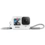 Silicininis dangtelis GoPro Sleeve + Lanyard, skirtas HERO12/HERO11/HERO10/HERO9 Black — baltas