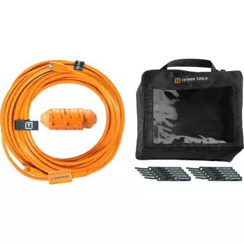 USB-C į Micro-B laidas tether tools CUC31B-ORG 9,40 m oranžinis