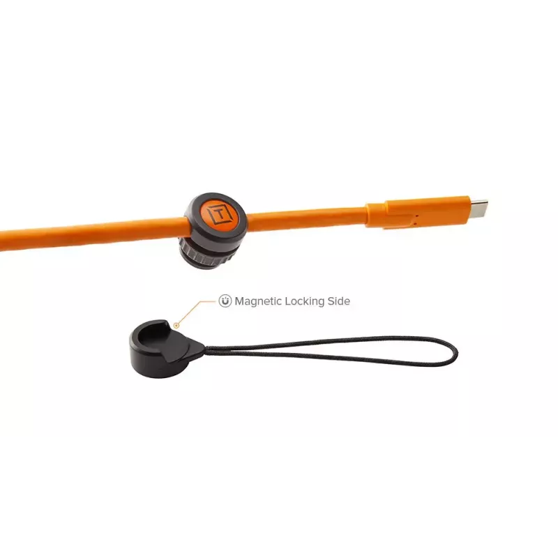 Laikiklis kabeliui Tether Tools TetherGuard TG020 Universal Black Orange 2 vnt.
