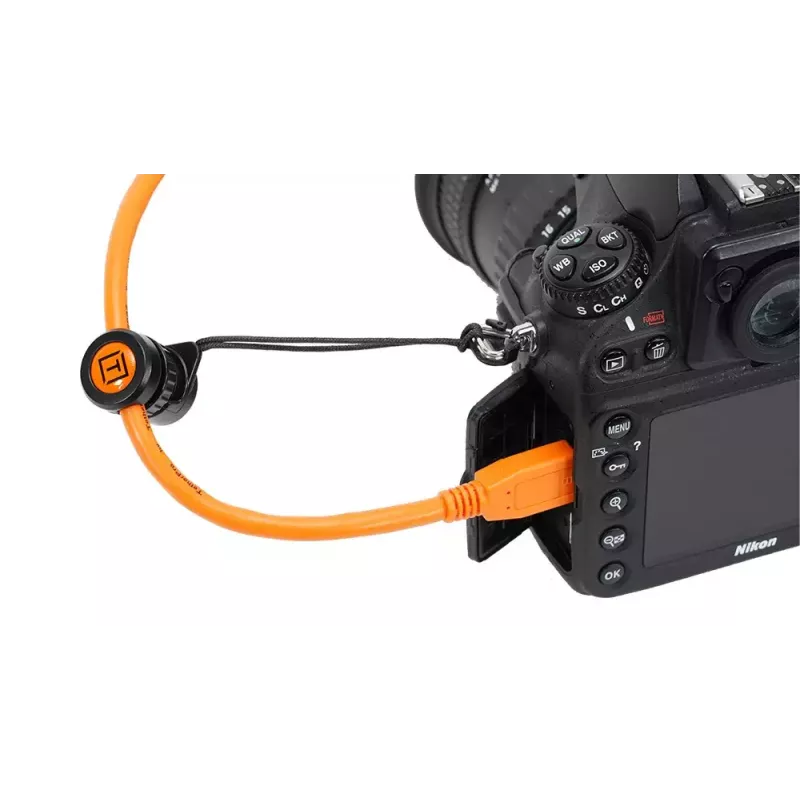 Laikiklis kabeliui Tether Tools TetherGuard TG020 Universal Black Orange 2 vnt.