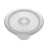 Grip PopSockets PlantCore – universalus telefono laikiklis, pilkai permatomas, 38,8×7,7 mm