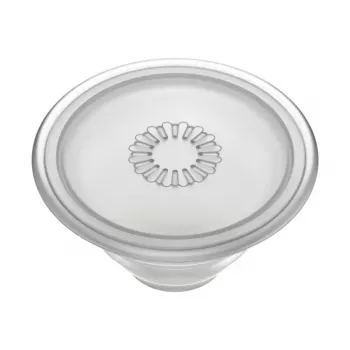 Grip PopSockets PlantCore – universalus telefono laikiklis, pilkai permatomas, 38,8×7,7 mm