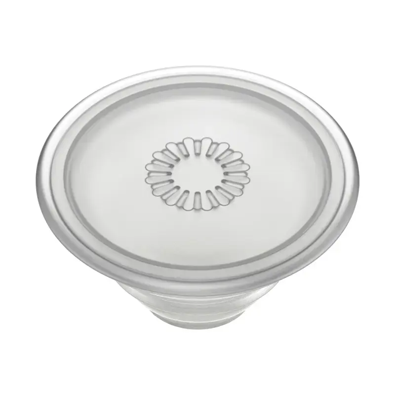 Grip PopSockets PlantCore – universalus telefono laikiklis, pilkai permatomas, 38,8×7,7 mm