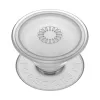 Grip PopSockets PlantCore – universalus telefono laikiklis, pilkai permatomas, 38,8×7,7 mm