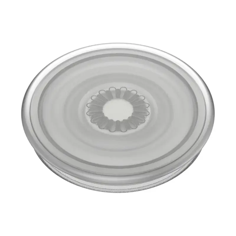 Grip PopSockets PlantCore – universalus telefono laikiklis, pilkai permatomas, 38,8×7,7 mm