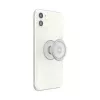 Grip PopSockets PlantCore – universalus telefono laikiklis, pilkai permatomas, 38,8×7,7 mm