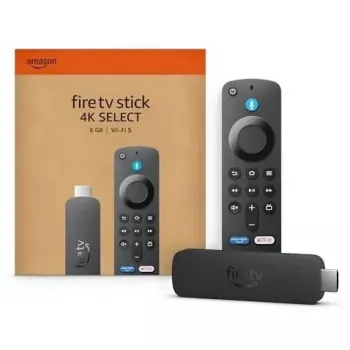 Amazon Fire TV Stick 4K SELECT 8 GB, juodos spalvos srautinio turinio grotuvas