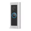 Vaizdo durų skambutis RING Video Doorbell Pro 2 laidinis – nikelio satino plienas, laidinis Wi‑Fi, 150°×150° matymo laukas, 16–24 V AC