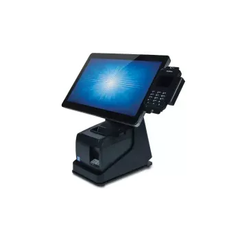 POS stovas Elo Touch Solutions Wallaby juodas, skirtas 10–15 colių monitoriams
