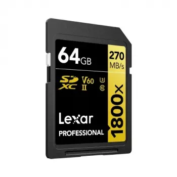 Lexar Professional 1800x SDXC UHS-II 64 GB LSD1800064G-BNNNG