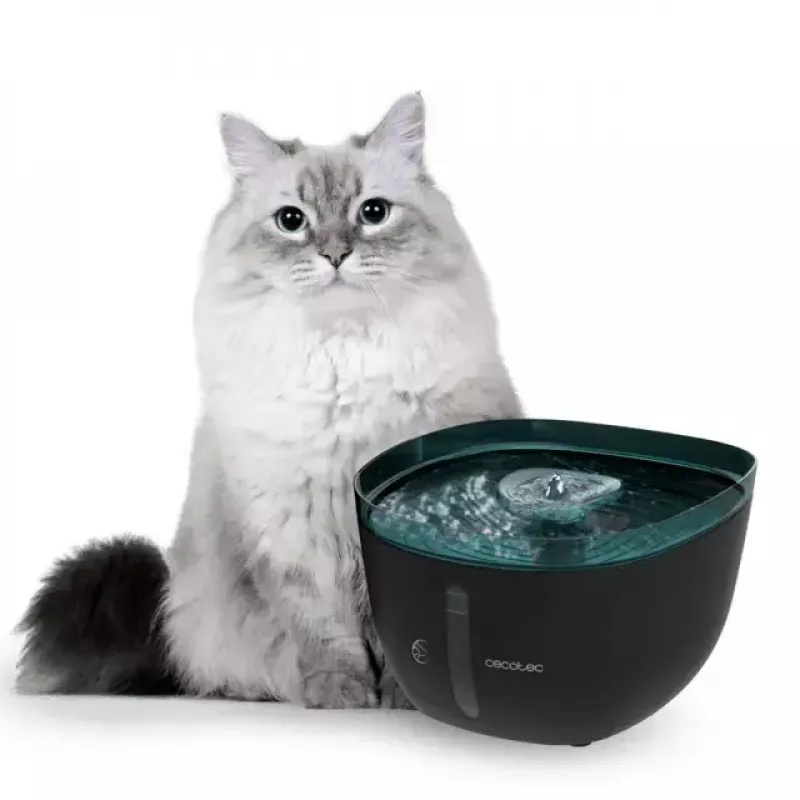 Automatinis vandens girdytuvas augintiniams Cecotec Pumba 2200 Refresh 2L Plastikas Juodas Mėlynas