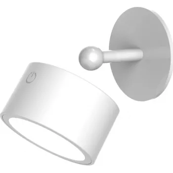 Baterijomis maitinamas sodo ritės šviestuvas NewGarden LUMROL080BXWLNW 8 LED, baltas
