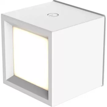 Belaidė baterijomis maitinama lauko lempa NewGarden LUMBOX080BXWLNW balta