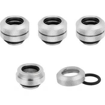 Jungtis CORSAIR Hydro X Series XF Hardline Fittings CX-9052000-WW (12 mm, chromuota, 4 vnt.)