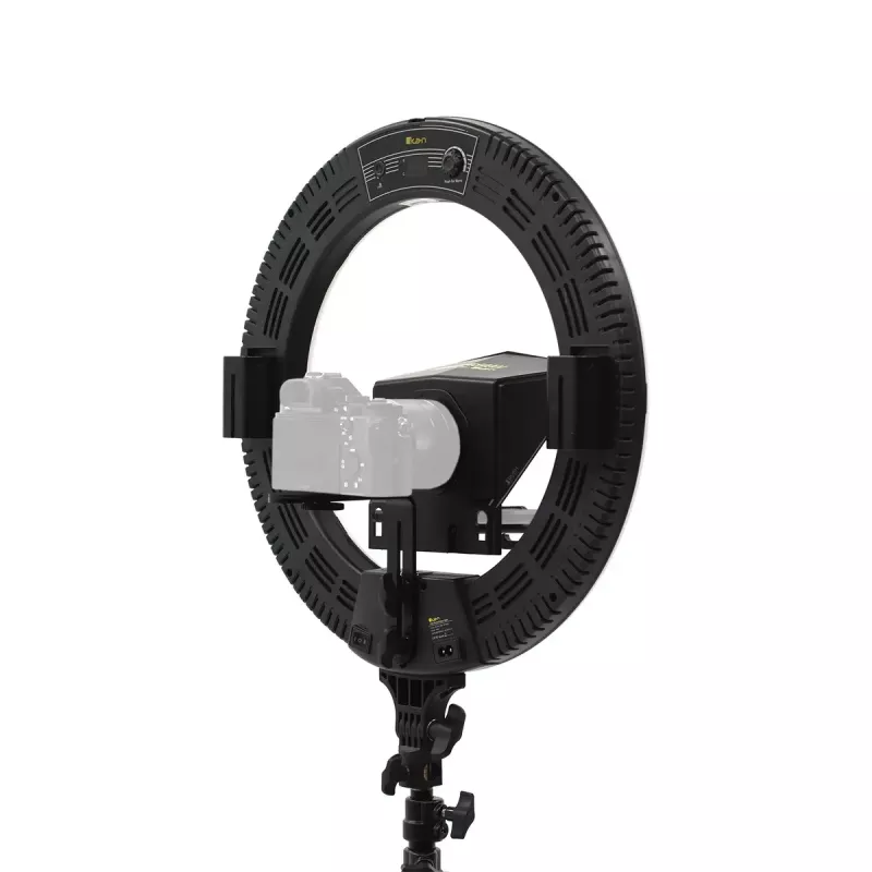 Ikan HomeStream HS-PROMPTER-RL teleprompteris su žiedine šviesa išmaniajam telefonui