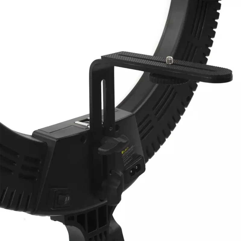 Ikan HomeStream HS-PROMPTER-RL teleprompteris su žiedine šviesa išmaniajam telefonui