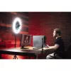 Ikan HomeStream HS-PROMPTER-RL teleprompteris su žiedine šviesa išmaniajam telefonui