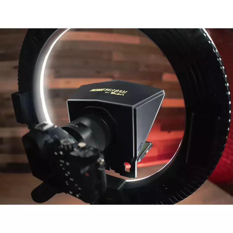 Ikan HomeStream HS-PROMPTER-RL teleprompteris su žiedine šviesa išmaniajam telefonui