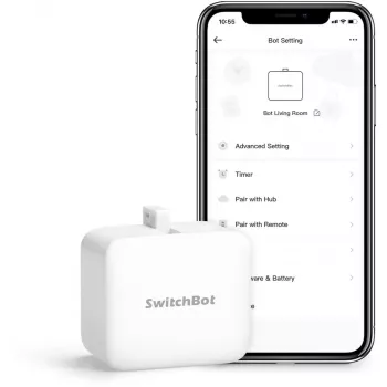 Robotinis mygtukų spaudytuvas SwitchBot Bot SwitchBot-S1W, baltas
