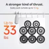 Smart užuolaidų variklis SwitchBot W2400000R U-bėgeliui (ES ir JK) – baterija, USB-C, 15 kg stūmimo jėga